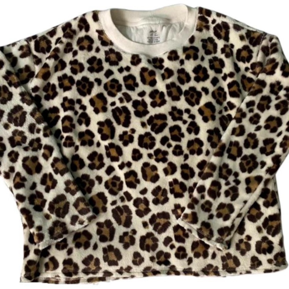 Cheetah Fleece Crewneck